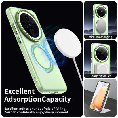 For vivo X200 Pro mini Candy Magsafe PC Hybrid TPU Phone Case(Green) - X200 Pro mini Cases by buy2fix | Online Shopping UK | buy2fix