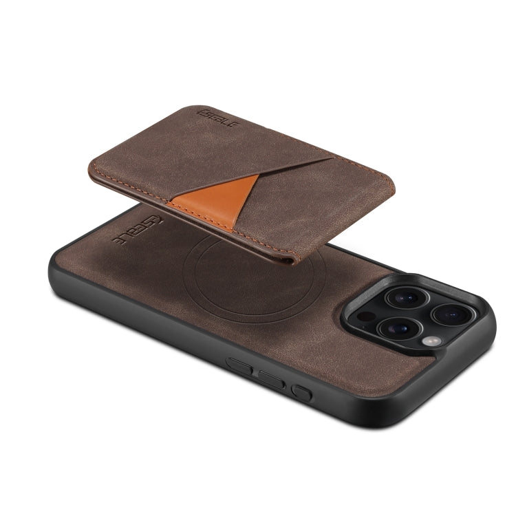 For iPhone 16 Plus ESEBLE E2 Retro Texture Card Slots MagSafe RFID Leather Case(Coffee) - iPhone 16 Plus Cases by ESEBLE | Online Shopping UK | buy2fix