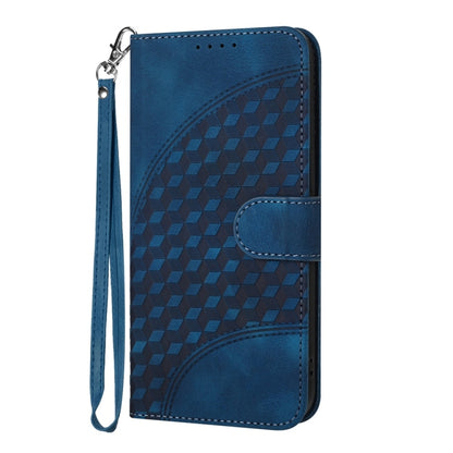 For Samsung Galaxy S25 5G YX0060 Elephant Head Embossed Phone Leather Case with Lanyard(Royal Blue) - Galaxy S25 5G Cases by buy2fix | Online Shopping UK | buy2fix