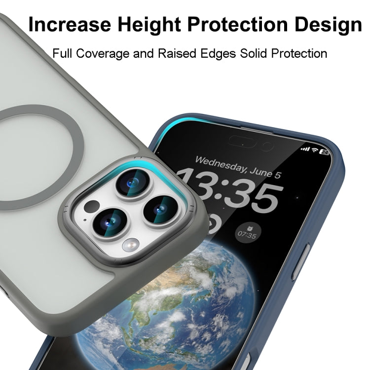 For iPhone 16 Mutural Skin Feel Series Frosted MagSafe Magnetic Phone Case(Black) - iPhone 16 Cases by Mutural | Online Shopping UK | buy2fix