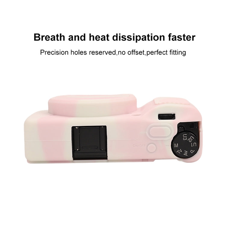 For Ricoh GR III Soft Silicone Protective Case(Mist Pink) - Protective Case by buy2fix | Online Shopping UK | buy2fix