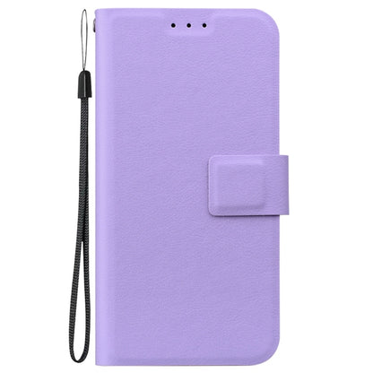 For Samsung Galaxy S25 5G Ultra-thin Voltage Magnetic Buckle Leather Phone Case(Purple) - Galaxy S25 5G Cases by buy2fix | Online Shopping UK | buy2fix