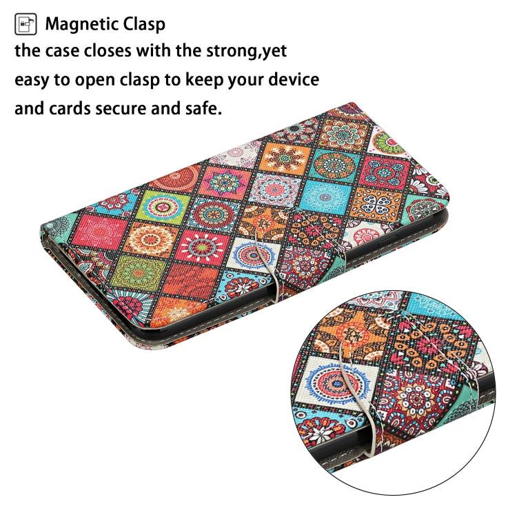 For Samsung Galaxy S25 Ultra 5G Colored Drawing Pattern Leather Phone Case(Ethnic Style) - Galaxy S25 Ultra 5G Cases by buy2fix | Online Shopping UK | buy2fix