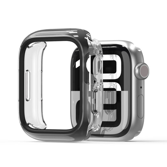 For Apple Watch Series 7 / 8 / 9 45mm DUX DUCIS Camo Series TPU Hybrid PC Watch Protective Case(Black) - Watch Cases by DUX DUCIS | Online Shopping UK | buy2fix