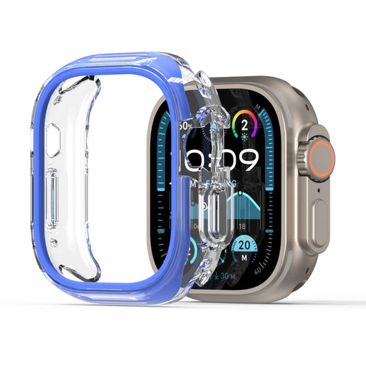 For Apple Watch Ultra 1 / 2 49mm DUX DUCIS Camo Series TPU Hybrid PC Watch Protective Case(Blue) - Watch Cases by DUX DUCIS | Online Shopping UK | buy2fix