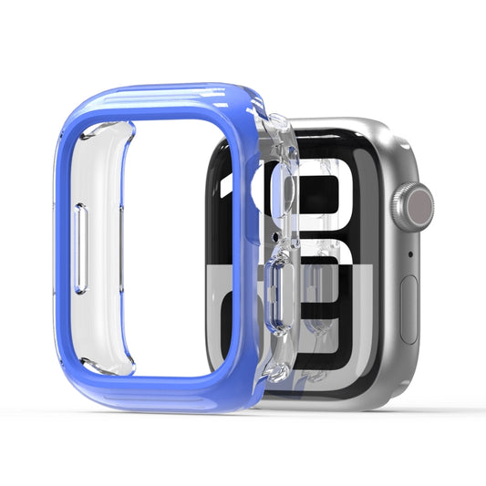 For Apple Watch Series 10 42mm DUX DUCIS Camo Series TPU Hybrid PC Watch Protective Case(Blue) - Watch Cases by DUX DUCIS | Online Shopping UK | buy2fix