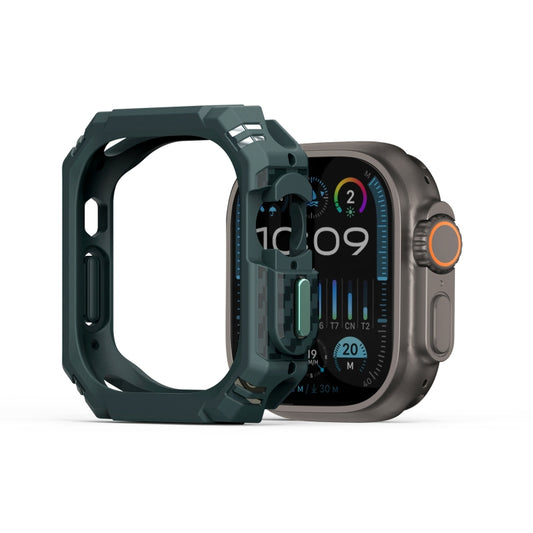 For Apple Watch Ultra 1 / 2 49mm DUX DUCIS Damo Series TPU+PC Hollow Watch Protective Case(Green) - Watch Cases by DUX DUCIS | Online Shopping UK | buy2fix