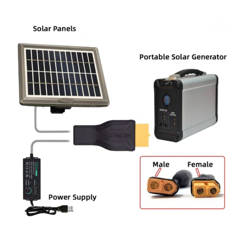 XT-009 XT60 Male to XT60 Male Interchange Adapter - Universal Power Adapter by buy2fix | Online Shopping UK | buy2fix