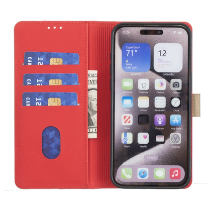 For OnePlus 13 Color Matching RFID Anti-theft Leather Phone Case(Red) - OnePlus Cases by buy2fix | Online Shopping UK | buy2fix