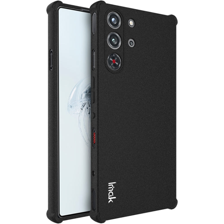 For ZTE nubia Red Magic 10 Pro imak Shockproof Airbag TPU Phone Case(Matte Black) - ZTE Cases by imak | Online Shopping UK | buy2fix