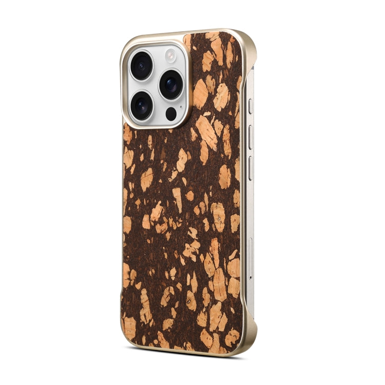 For iPhone 16 Pro Denior A18 WoodenPaint MagSafe Phone Case(Brown) - iPhone 16 Pro Cases by Denior | Online Shopping UK | buy2fix