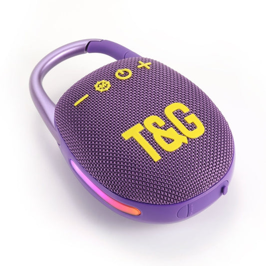 T&G TG447 Mini Portable Outdoor Sports Bluetooth Speaker(Purple) - Desktop Speaker by T&G | Online Shopping UK | buy2fix