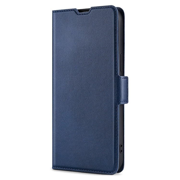 For Samsung Galaxy S25+ 5G Ultra-thin Voltage Side Buckle Horizontal Flip Leather Phone Case(Blue) - Galaxy S25+ 5G Cases by buy2fix | Online Shopping UK | buy2fix