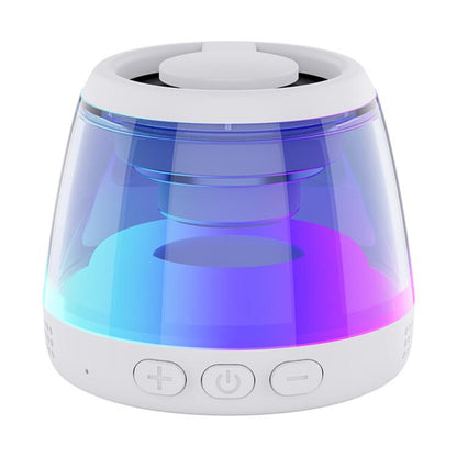 M2 Portable RGB Light Smart Bluetooth Speaker Magnetic Speaker Phone Holder(White) - Mini Speaker by buy2fix | Online Shopping UK | buy2fix