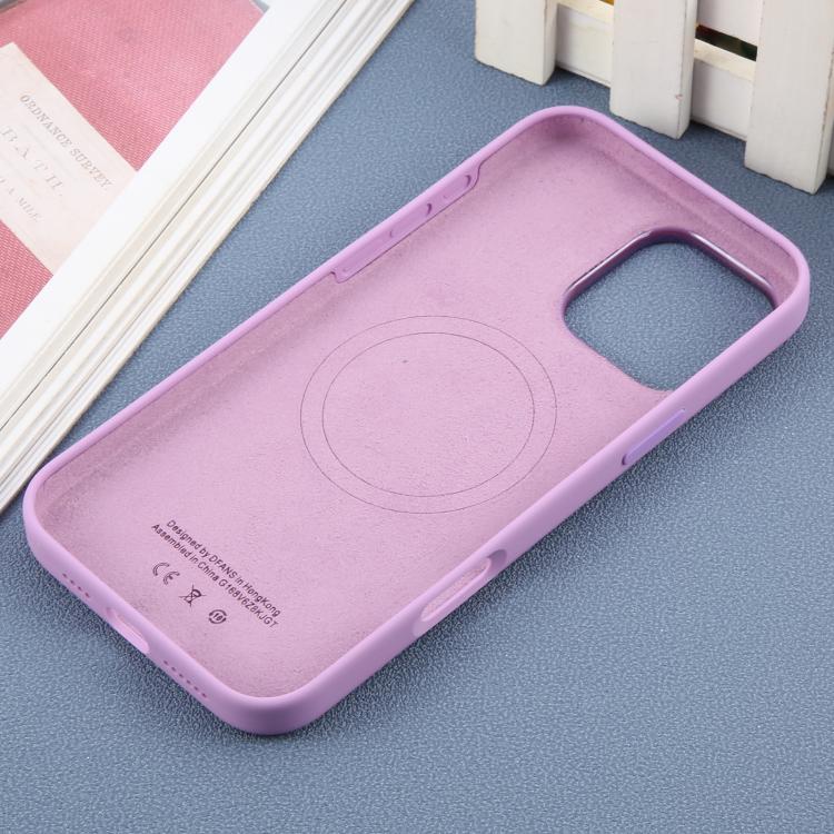 For iPhone 16 Pro Max DFANS DESIGN MagSafe Magnetic Silicone Phone Case(Purple) - iPhone 16 Pro Max Cases by DFANS DESIGN | Online Shopping UK | buy2fix