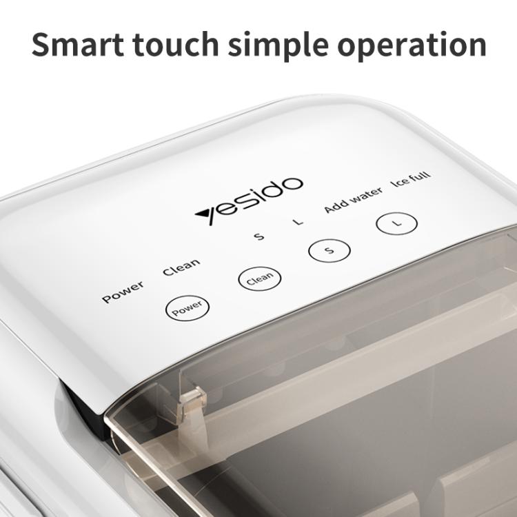 Yesido EC15 Small Multifunctional Ice Maker, Capacity: 1.3L(White) - Refrigerators by Yesido | Online Shopping UK | buy2fix