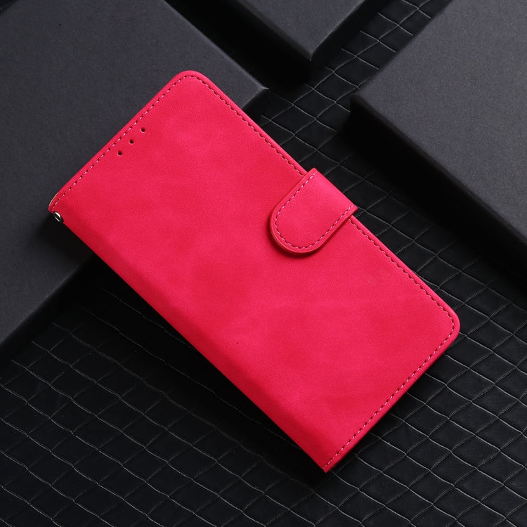 For Blackview BV5500 / BV5500 Pro / BV5500 Plus Solid Color Skin Feel Magnetic Buckle Horizontal Flip Calf Texture PU Leather Case with Holder & Card Slots & Wallet(Rose Red) - More Brand by buy2fix | Online Shopping UK | buy2fix