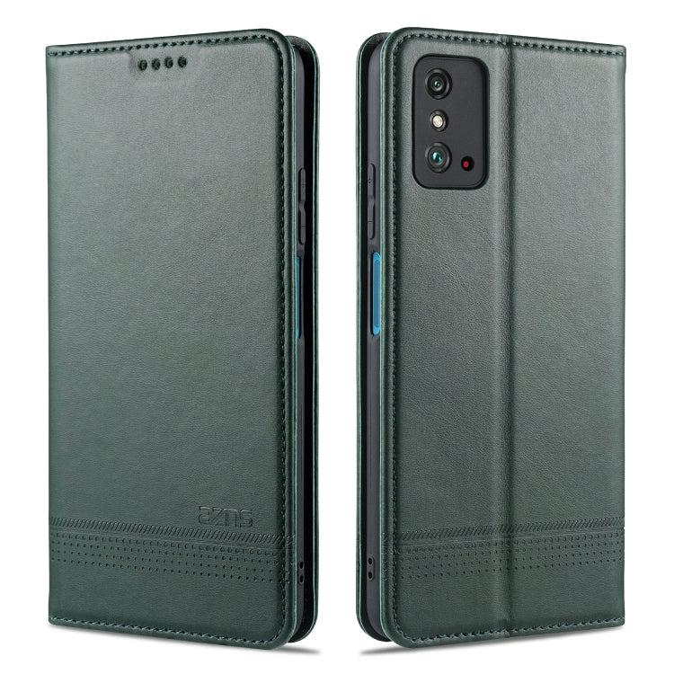 For Huawei Honor X10 Max AZNS Magnetic Calf Texture Horizontal Flip Leather Case with Card Slots & Holder & Wallet(Dark Green) - Honor Cases by AZNS | Online Shopping UK | buy2fix