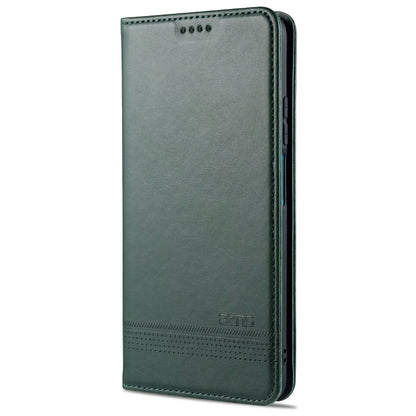 For Huawei Honor X10 Max AZNS Magnetic Calf Texture Horizontal Flip Leather Case with Card Slots & Holder & Wallet(Dark Green) - Honor Cases by AZNS | Online Shopping UK | buy2fix