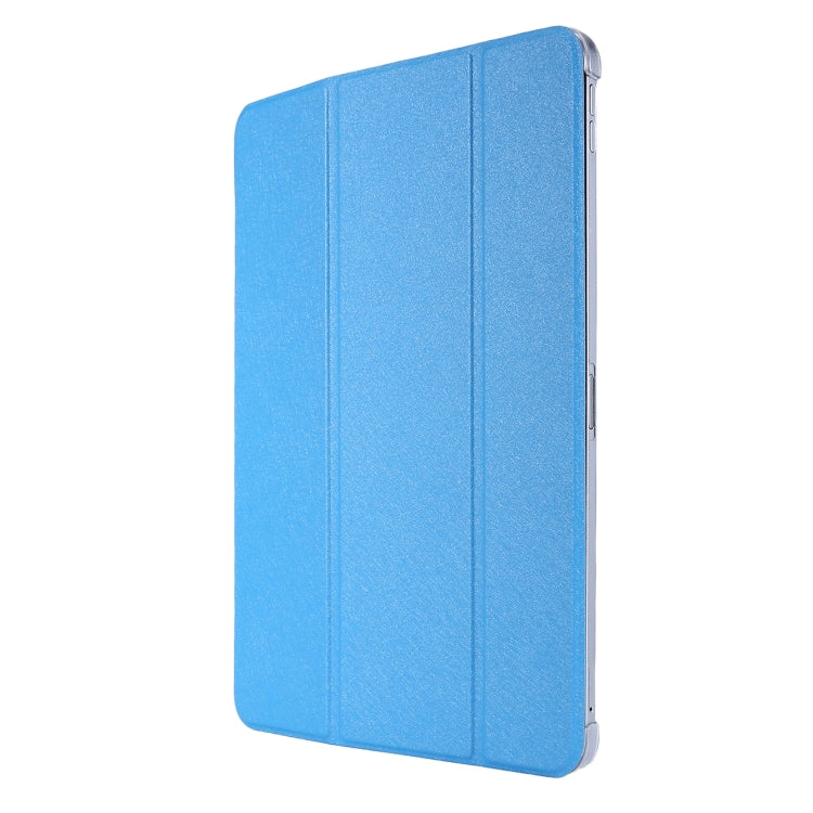 Silk Texture Flip Magnetic PU Leather Smart Case with Three-folding Holder For iPad Air 11 2024 / Air 2022 / 2020 10.9(Blue Sky) - iPad Air (2022) / (2020) 10.9 Cases by buy2fix | Online Shopping UK | buy2fix