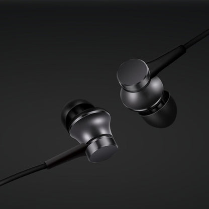 Original Xiaomi Mi In-Ear Headphones Basic Earphone with Wire Control + Mic, Support Answering and Rejecting Call(Black) - Normal Style Earphone by Xiaomi | Online Shopping UK | buy2fix