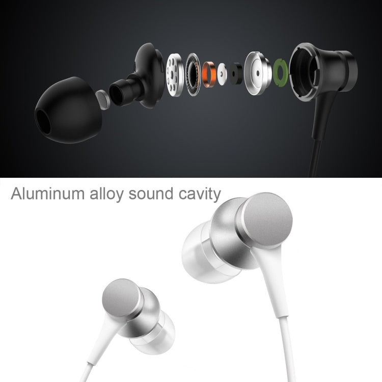 Original Xiaomi Mi In-Ear Headphones Basic Earphone with Wire Control + Mic, Support Answering and Rejecting Call(Black) - Normal Style Earphone by Xiaomi | Online Shopping UK | buy2fix