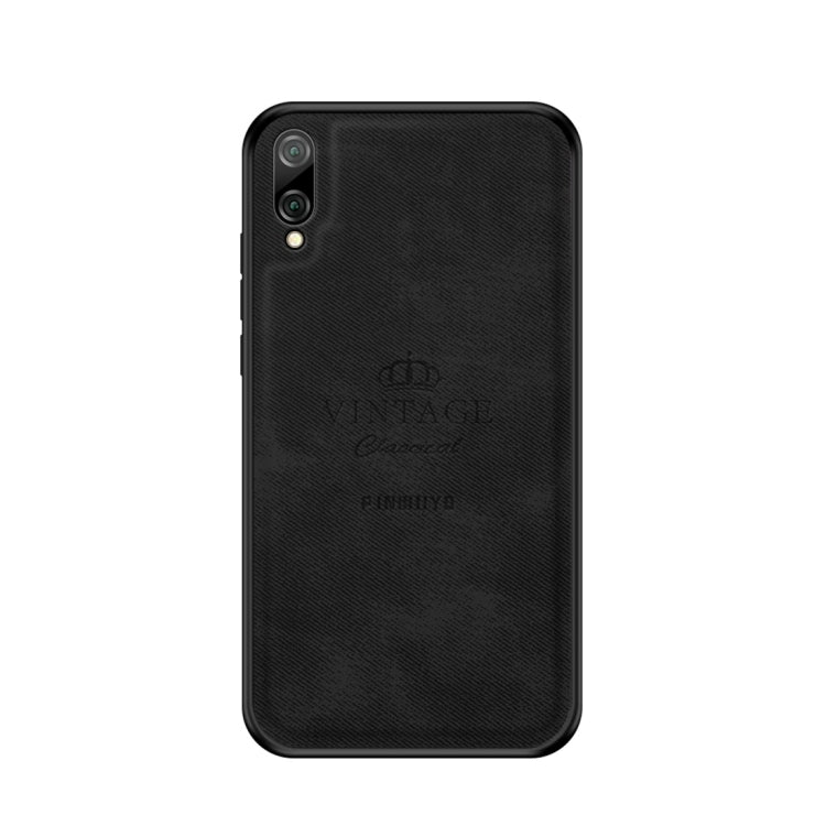 PINWUYO Shockproof Waterproof Full Coverage PC + TPU + Skin Protective Case for Huawei Enjoy 9 / Y7 2019 / Y7 Pro 2019 (Black) - Huawei Cases by PINWUYO | Online Shopping UK | buy2fix