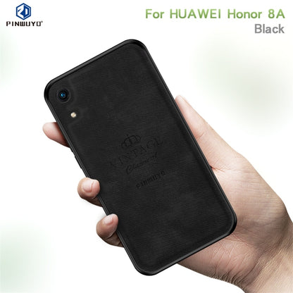 PINWUYO Shockproof Waterproof Full Coverage PC + TPU + Skin Protective Case for Huawei Honor Play 8A / Y6 2019 (Black) - Honor Cases by PINWUYO | Online Shopping UK | buy2fix