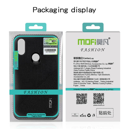 MOFI Shockproof TPU + PC + Cloth Pasted Case for Huawei Mate 20 X(Black) - Huawei Cases by MOFI | Online Shopping UK | buy2fix