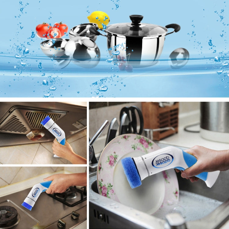 Kitchen Bathroom Electric Handheld Washing Cleaner Machine Oil Stain Cleaning Brush Household Cleaning Tool - Cleaning Tools by buy2fix | Online Shopping UK | buy2fix