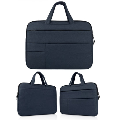 Universal Multiple Pockets Wearable Oxford Cloth Soft Portable Leisurely Handle Laptop Tablet Bag, For 13.3 inch and Below Macbook, Samsung, Lenovo, Sony, DELL Alienware, CHUWI, ASUS, HP (navy) - 13.3 inch by buy2fix | Online Shopping UK | buy2fix