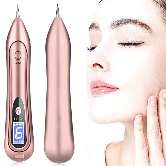 SONGSUN X2 Professional Portable Skin Spot Tattoo Freckle Removal Machine Mole Dot Removing Laser Plasma Beauty Care Pen with LCD Display Screen & 9 Gears Adjustment(Rose Gold) - Beauty Instrument by buy2fix | Online Shopping UK | buy2fix