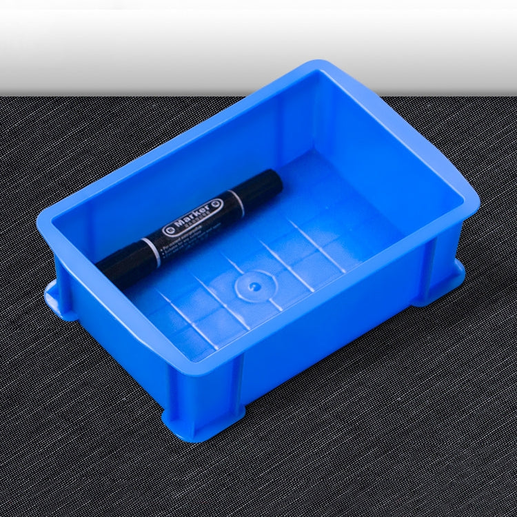 Thick Multi-function Material Box Brand New Flat Plastic Parts Box Tool Box, Size: 20.7cm x 13.7cm x 6.4cm(Blue) - Storage Bags & Boxes by buy2fix | Online Shopping UK | buy2fix