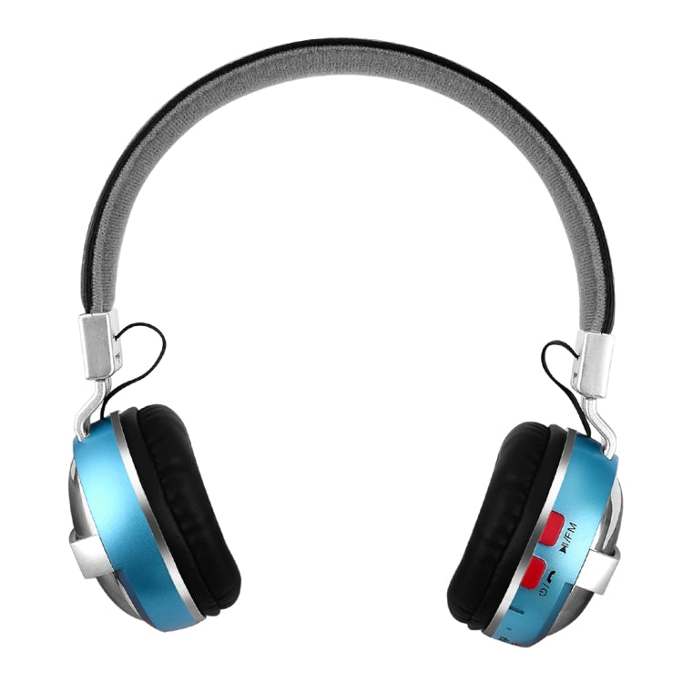 BTH-868 Stereo Sound Quality V4.2 Bluetooth Headphone, Bluetooth Distance: 10m, Support 3.5mm Audio Input & FM(Blue) - Headset & Headphone by buy2fix | Online Shopping UK | buy2fix