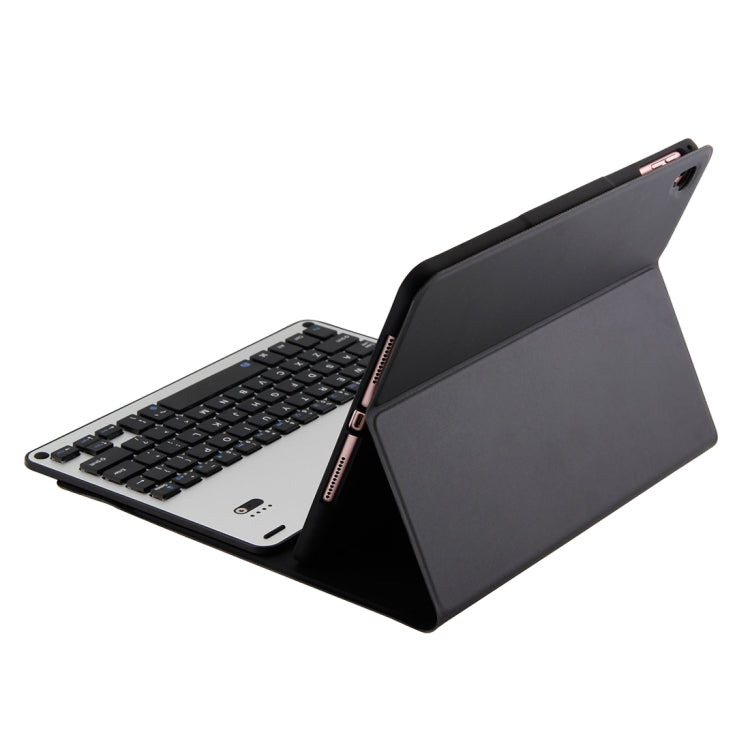 FT-1038E Detachable Bluetooth 3.0 Aluminum Alloy Keyboard + Lambskin Texture Leather Tablet Case for iPad Air / Air 2 / iPad Pro 9.7 inch, with Pen Slot / Water Repellent / Three-gear Angle Adjustment / Magnetic / Sleep Function (Black Silver) - For iPad Pro by buy2fix | Online Shopping UK | buy2fix