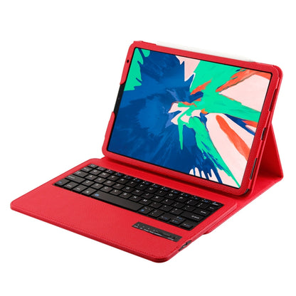 IP011 Detachable Bluetooth 3.0 ABS Keyboard + Litchi Texture Leather Tablet Case for iPad Pro 11 inch (2018), with Sleep Function (Red) - For iPad Pro by buy2fix | Online Shopping UK | buy2fix