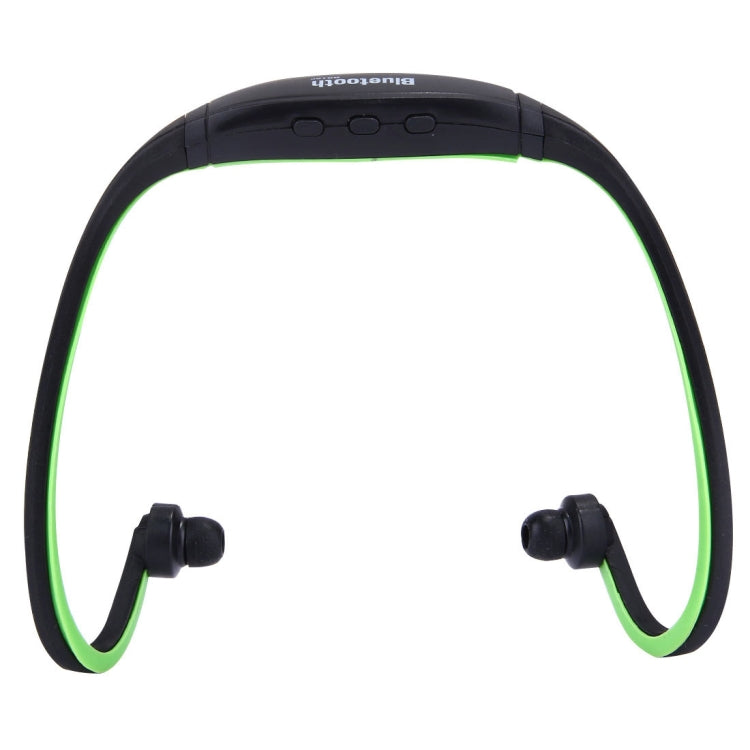 BS19C Life Waterproof Stereo Wireless Sports Bluetooth In-ear Headphone Headset with Micro SD Card Slot & Hands Free, For Smart Phones & iPad or Other Bluetooth Audio Devices(Green) - Sport Earphone by buy2fix | Online Shopping UK | buy2fix