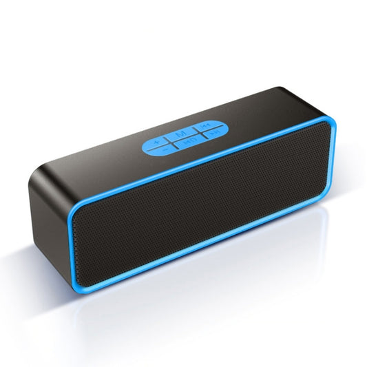 SC211 Portable Subwoofer Wireless Bluetooth Speaker Bluetooth 5.0, Support TF Card & U Disk & 3.5mm AUX (Blue) - Desktop Speaker by buy2fix | Online Shopping UK | buy2fix