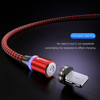 CaseMe Series 2 USB to 8 Pin Magnetic Charging Cable, Length: 1m (Red) - Charging Cable & Head by CaseMe | Online Shopping UK | buy2fix