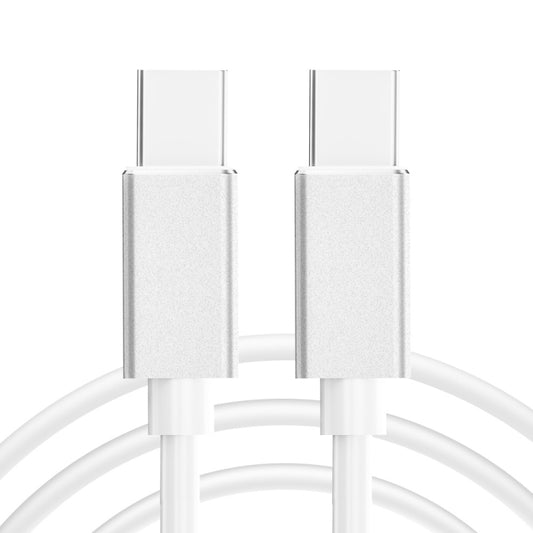 1m USB-C / Type-C to Type-C Live Broadcast Sound Card Connection Cable (White) - Video & Audio Cable by buy2fix | Online Shopping UK | buy2fix