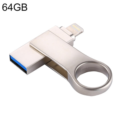 RQW-10D 2 in 1 USB 2.0 & 8 Pin 64GB Flash Drive - U Disk & Card Reader by buy2fix | Online Shopping UK | buy2fix