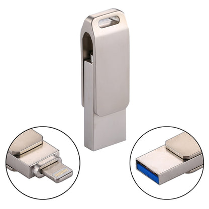 RQW-10G 2 in 1 USB 2.0 & 8 Pin 32GB Flash Drive, for iPhone & iPad & iPod & Most Android Smartphones & PC Computer - U Disk & Card Reader by buy2fix | Online Shopping UK | buy2fix