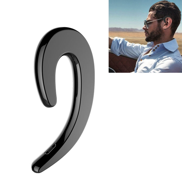 B18 Bone Conduction Bluetooth V4.1 Sports Headphone Earhook Headset, For iPhone, Samsung, Huawei, Xiaomi, HTC and Other Smart Phones or Other Bluetooth Audio Devices(Black) - Bluetooth Earphone by buy2fix | Online Shopping UK | buy2fix