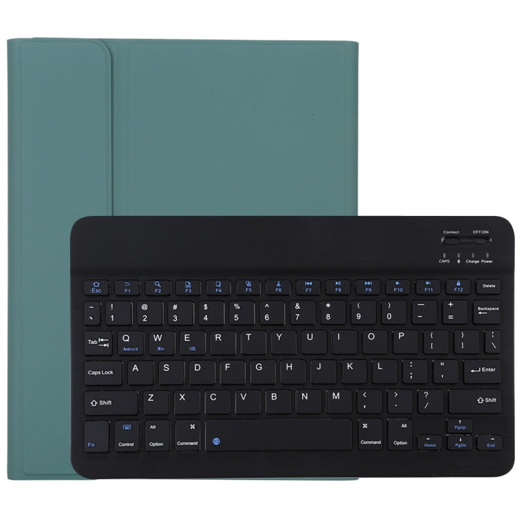 TG11B Detachable Bluetooth Black Keyboard + Microfiber Leather Tablet Case for iPad Pro 11 inch (2020), with Pen Slot & Holder (Dark Green) - For iPad Pro by buy2fix | Online Shopping UK | buy2fix