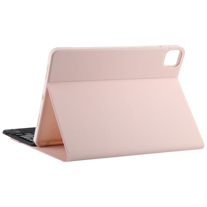 TG11BC Detachable Bluetooth Black Keyboard Microfiber Leather Tablet Case for iPad Pro 11 inch (2020), with Touchpad & Pen Slot & Holder (Pink) - For iPad Pro by buy2fix | Online Shopping UK | buy2fix