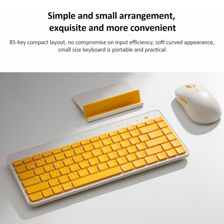 Original Xiaomi XMBXJP01YM 85 Keys Portable Dual-mode Keyboard (Pink) - Wireless Keyboard by Xiaomi | Online Shopping UK | buy2fix