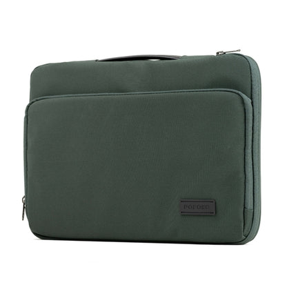 POFOKO E550 13 inch Portable Waterproof Polyester Laptop Handbag(Green) - Other by POFOKO | Online Shopping UK | buy2fix