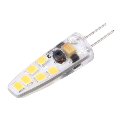 G4 2W 180LM Corn Light Bulb, 12 LED SMD 2835 Silicone, DC 12V, Small Size: 4.1x1x1cm(Warm White) - LED Blubs & Tubes by buy2fix | Online Shopping UK | buy2fix