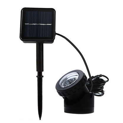 Single Head LED Outdoor Waterproof Solar Underwater Spotlight Floodlight - Underwater Lights by buy2fix | Online Shopping UK | buy2fix