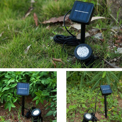 Single Head LED Outdoor Waterproof Solar Underwater Spotlight Floodlight - Underwater Lights by buy2fix | Online Shopping UK | buy2fix